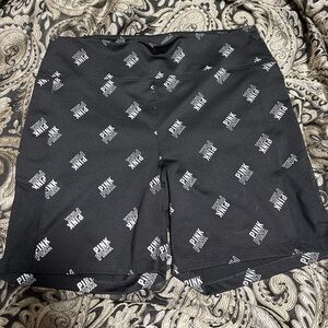 PINK Victoria's Secret Black Logo Men's Athletic Shorts